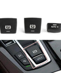 Straight Swap Electric Parking Brake Switch For BMW X5 F15 2014 To 2018 plug and play switches displayed on dashboard