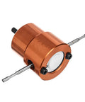 Power Drill Nibbler Attachment For Metal Sheets With Double Blade, 360 Degree Adjustable Head in orange, shown with wrench kit