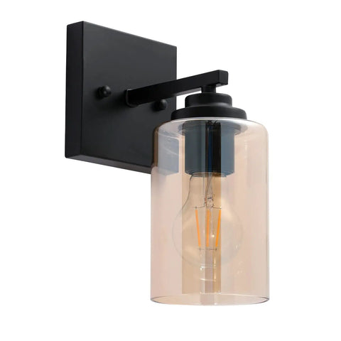 Two Pack Wall Light Sconces For Bathroom And Hallway, Cozy Vintage Farmhouse Vanity Lights, Rustic Oil Rubbed Bronze Fixtures