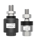Floating Joint Swing Universal Pneumatic Cylinder Rod End For M4 To M27 Threads Direct Connect To Piston Rod Floating M14-1.5 Easy Install Thread Protection High Strength Material Durable Solution For Pneumatic Systems, M12x1.25 and M6x1.0 models shown