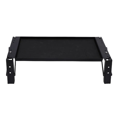 Magnetic Tool Tray Folding Work Platform For Modular Toolbox Systems, Aluminum Alloy Construction, No Drill Installation, Rubber Coated Surface