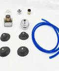 Heavy Duty Oil Free Silent Vacuum Pump Rock Solid Negative Pressure Air Suction For Lab Equipment And Industrial Machinery parts including motor and tubing.