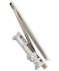 Hydraulic Door Closer With Adjustable Closing Speed And Silent Switch No Slam Smooth Close For Hotel And Guesthouse Use Cast Aluminum Construction With Embedded Installation Heavy Duty Door Hardware on white background