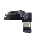 Heavy Duty Pro Grade Servo Hollow Rotary Table With Planetary Gearbox Speed Reducer showing side view with compact design.
