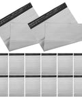 Waterproof Self Sealing PE Shipping Bags For Clothing And Shoes, 100 Pack Durable Mailer Envelopes Displayed Flat