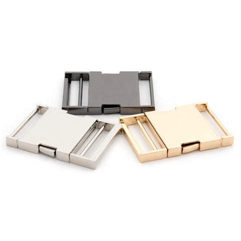 Dope Metal Quick Side Release Buckle Set Five High Quality Webbing Bag Clips For Belts And Backpacks Gunmetal Finish Durable Zinc Alloy
