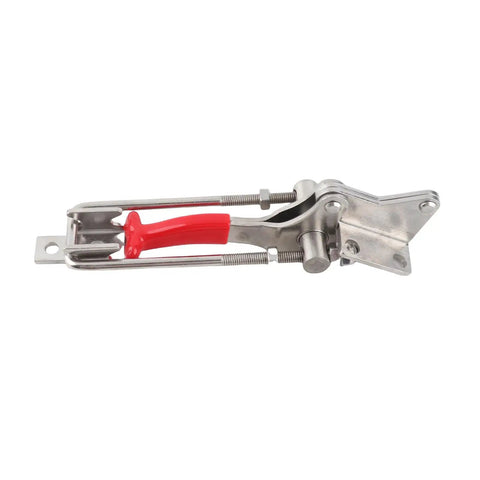 Stainless Steel Toggle Latch Clamp With Adjustable 90 Degree Corner Fastener, Metal Handle And Plastic Cover, Heavy Duty Clamping For Welding
