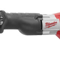 Heavy Duty Corded Reciprocating Saw Kit With A Badass 12 Amp Motor Punching Out 0 To 3000 Spm For Any Demolition Job Built Totally Rock Solid And Made In Usa With Three Quarter Inch Stroke Plus Gear Clutch Guard, compact design.