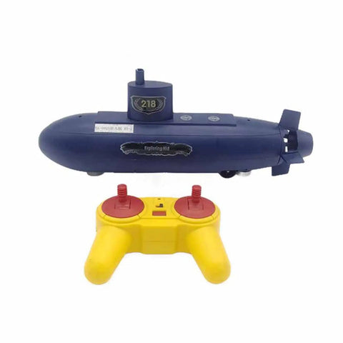 Mini RC Submarine With 2.4GHz Remote Control Six Channel Sub Boat For Submerged Runs And Surface Floats DIY Underwater Ship Toy
