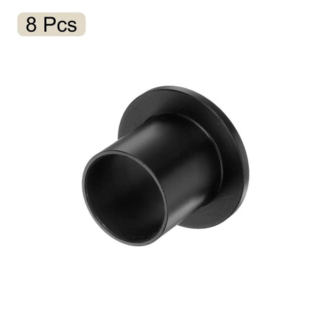 Heavy Duty 8 Pack Black Pom Flanged Sleeve Bearings, 25 Mm Bore, 28 Mm OD, 30 Mm Length, for hot rods and daily drivers.