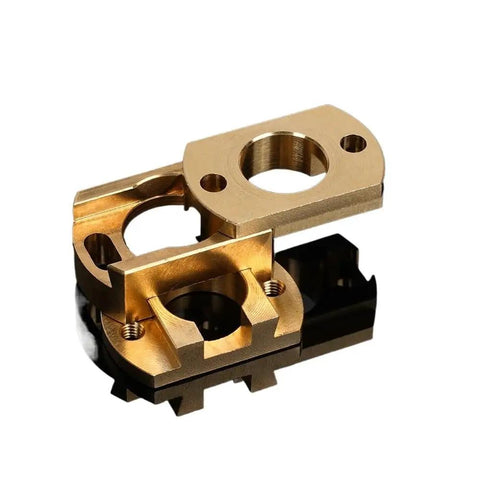 Top Tier 18mm Oldham Coupling Perfect For Creality Ender 3 V2 CR10 Screw Z Axis Upgrade Fits T8 Lead Rod And Hot Bed Printer Parts Brass Quality Build Smooth Motion, brass 18mm coupling
