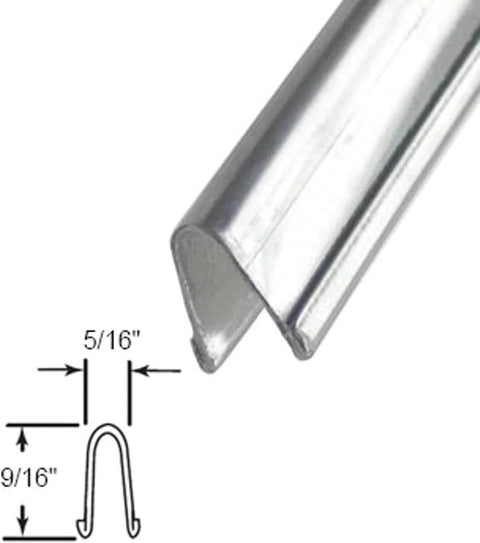 Heavy Duty Stainless Steel Sliding Door Track Cover Replacement For Patio Glass Doors 6 Feet Long Fix Worn Or Damaged Tracks
