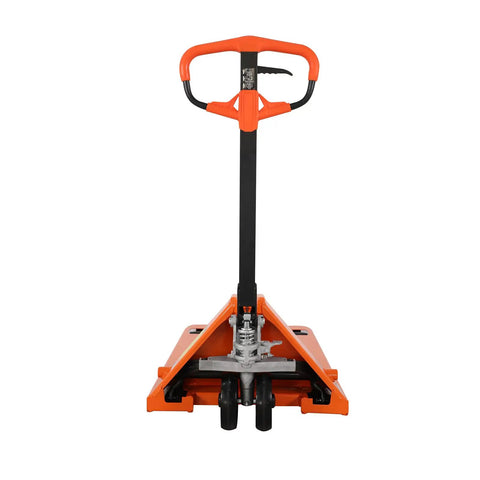 Heavy Duty Manual Pallet Jack Featuring 5500 Lb Capacity And 21 X 48 Inch Forks Built Tough For No Sweat Material Moving And Smooth Hydro Operation On Every Job Site