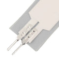 Ultra Sensitive Piezoelectric Film Sensor For Flexible Polymer Film, detailed close-up showing connector and material