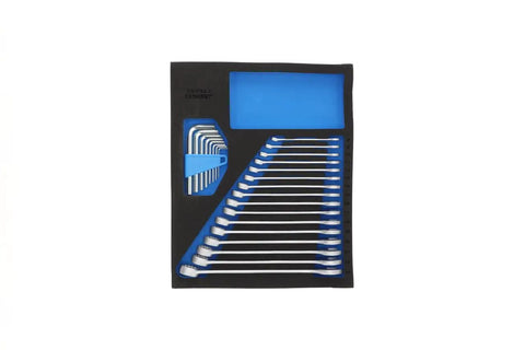 TS-147 Tool Kit In Check-Tool Modules, 147-Piece hand tool assortment with metric wrenches in two-colored foam insert