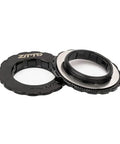 Centerlock 140mm Disc Brake Rotor For MTB And Road Bikes With Beefy High Strength Steel Core And Lightweight Alloy Body 1.8mm Thickness Durable Performance Fits Any Pads Black