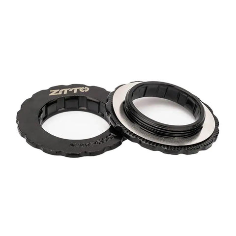Centerlock 140mm Disc Brake Rotor For MTB And Road Bikes With Beefy High Strength Steel Core And Lightweight Alloy Body 1.8mm Thickness Durable Performance Fits Any Pads Black