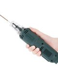 Hand holding Portable 75W Magnet Wire Stripper And Paint Scraper Handheld Tool Pro Grade For Enameled Wire 12000 RPM Electric Wire Stripping Cutter 110V