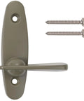 Thumb Latch Replacement Sliding Door Lock for Patio Doors Fits Narroline Gliding Perma Shield Gliding And Frenchwood Gliding Models Includes Fasteners for 2 Panel and 4 Panel Doors Durable Easy Install Hardware for Smooth Operation