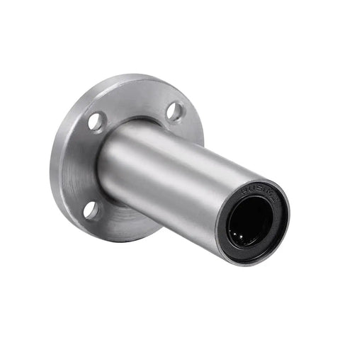 Rock Solid 12mm Linear Flanged Ball Bearing Slide Block With Slick Chrome Steel Balls For Precision Motion Control and Knockout Low Friction Glides
