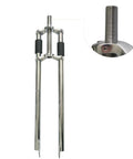 Fat Tire Bicycle Fork 26 Inch 700C 29er 1 Inch Threaded Triple Tree Non Suspension With Double Shoulder Fits Three And A Half Inch Tires