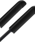 Push To Open Cabinet Latch Kit With Magnetic Door Catch And Drawer Closer Touch To Latch 2 Pack shown in black