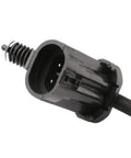 Close-up of ABS sensor connector for Front Wheel Hub and Bearing Assembly for 4WD 6 Lug Trucks and SUVs, Premium Replacement