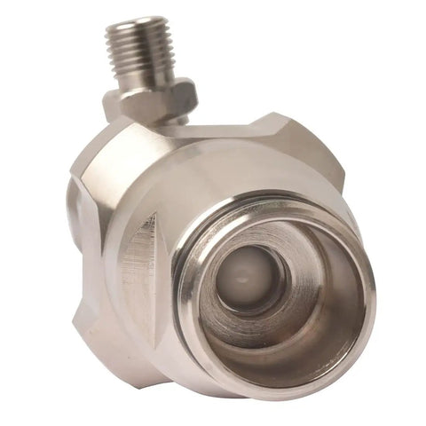 Front view of Airless Spray Pump For Graco Ultra Max II Sprayers, Beefed Up Alloy Build, showing inlet port.