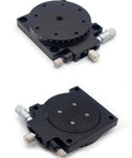 R-Axis Rotary Stage With 360-Degree Coarse Rotation And Fine-Tune Range Of Five Degrees Through A Micrometer Drive. RS60-L