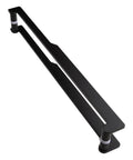 Black Aluminum Entry Door Handle Set For Exterior And Interior Doors Modern Push Pull Door Handle For Shower Glass Sliding Doors Heavy Duty