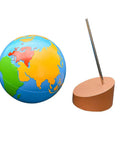 Hands On World Globe For Kids Kid Friendly Sandpaper Globe With Continental Plates And Earth Layers Crust Mantle Core