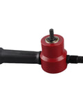 Heavy Duty Sheet Metal Nibbler Cutter Double Headed Drill Bit Attachment For Straight Curved Circle Cuts Iron Steel Copper Aluminum Works On 8mm Electric Pneumatic Drills red drill bit accessory with handle