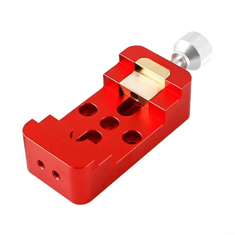Red Mounting Base Clamp For Astronomical Telescope Equatorial Mount And Finder, Aluminum Alloy Quick Release Saddle Adapter Plate