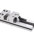 Six Inch Gt150x300 Precision Flat Jaw Bench Vise For Gt853 Milling Machine And Cnc Lathe, showcasing durable jaws and clamping components.
