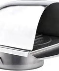 4 Inch Exhaust Vent Cover With Louvered Design Stainless Steel Exterior Vent Cap For Outdoor Use Built To Last Fine Mesh Screen Keeps Pests Out Water Deflector Plate Rust Resistant Weatherproof Vent Hood