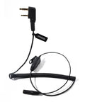 Universal Ham Radio Earpiece Adapter Cable with 2 Pin K Type to 3.5mm Female Plug Built In Microphone and PTT for BaoFeng