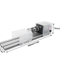 7 Level Speed Controlled Mini Milling Lathe For Woodworking With Aluminum Alloy Base And Steel Drill Chuck, Versatile Polishing Grinding Drilling And Fine Detail Carving For Home Shop Projects, showing dimensions and components.