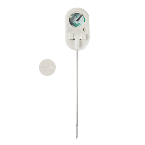 Back view of Digital Instant Read Kitchen Thermometer With Pivoting Backlit Display For Easy Reading From Any Angle Ultra Fast
