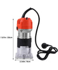 Electric Wood Slotting Machine With Aluminum Construction And Precise Electronic Components, Easy To Operate And Accurate Measuring For Wood Trimming, Edge Banding, And Crafting Christmas Decorations, Built Tough For Home Shops. Compact 20cm unit with cord