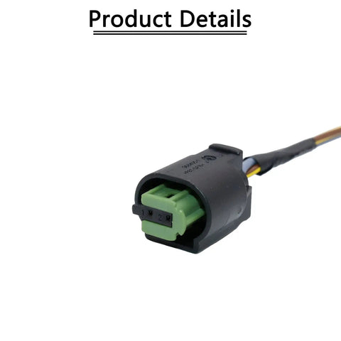 Exterior Ambient Air Temperature Sensor With Connector Pigtail Replacement For Bmw Models close-up of connector pin detail