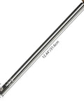 Stainless steel shaft of 16 Foot Boat Steering Cable For Single Station Outboard Rotary Steering Systems SSC6216 with measurements