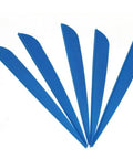 Blue 100 Pcs TPU Arrow Vane Replacement Fletching For DIY Archery Easy Install Bulk Pack For Archery Practice Hunting Target Shooting
