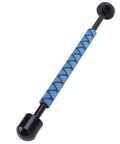 Golf Swing Trainer With Right Angle Wrist Control For Consistent Indoor And Outdoor Practice, blue grip, black ends