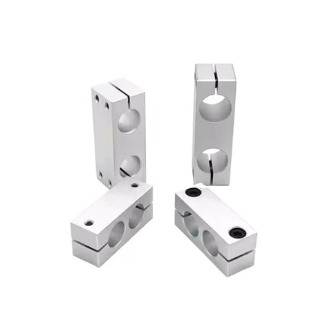Parallel Clamp For Pillar Joint With Same Diameter Optical Axis Fixing Steel Pipe Round Frame Connector, four clamps
