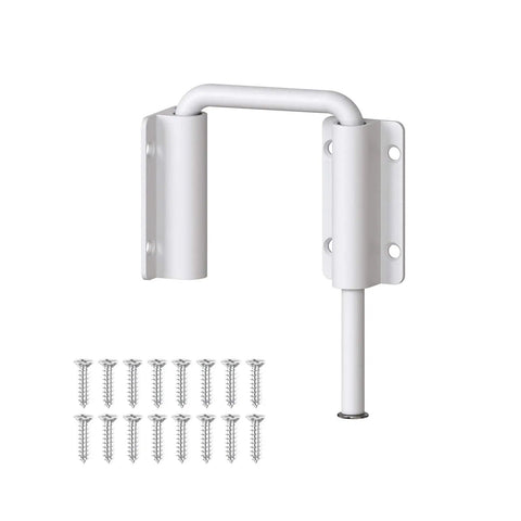 Patio Sliding Door Loop Lock Two And Three Eighths Inch U Shaped Loop Latch 90 And 180 Degree Kid Proof Home Security Lock