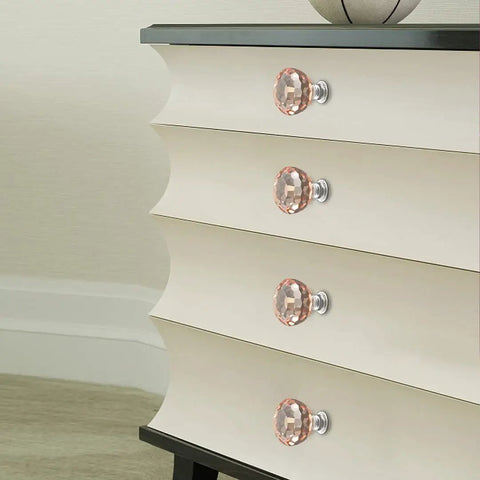 Straight Fire Diy Resin Cabinet Knob Mold Kit For Making Custom Epoxy Drawer Pulls With Polygonal Styles Plus Twenty Four Bases And Thirty Millimeter Screws Gonna Elevate Your Workspace on a modern dresser.