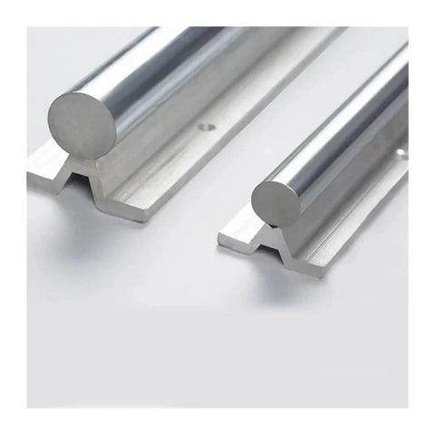 Two Pack Linear Guide Rails SBR12 SBR16 SBR20 With Four UU Shaft Bearing Blocks For CNC Builds Smooth Glide Motion 250mm 300mm 1000mm Lengths Complete DIY CNC Kit, metal rails