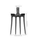 Heavy Duty 11 Inch Four Prong Steel Pitch Fork Replacement Head For Soil Loosening And Ground Prep In Farming And Landscaping Tools