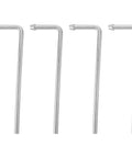 Exhaust Hanger Rods Set Of Four, 9.5 Inch Long, 90 Degree Bent Weld On Steel, Heavy Duty For Your Ride Car Truck SUV Universal Fit