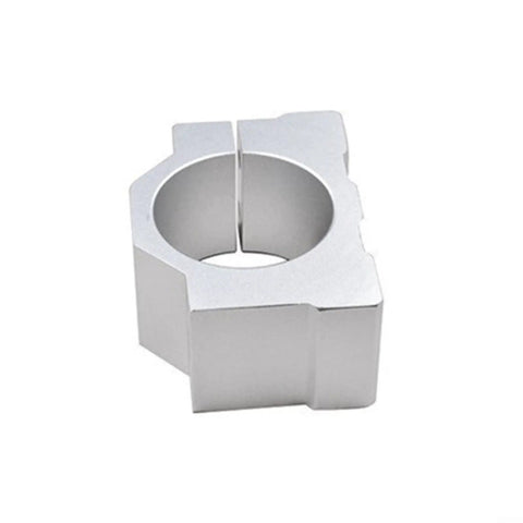Heavy Duty Alloy Spindle Motor Bracket Clamp Sandblasted Fixing Base For CNC Router, silver alloy clamp for 45mm electric motors.